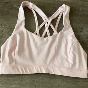 Lululemon brand new sports bra’s pink and black